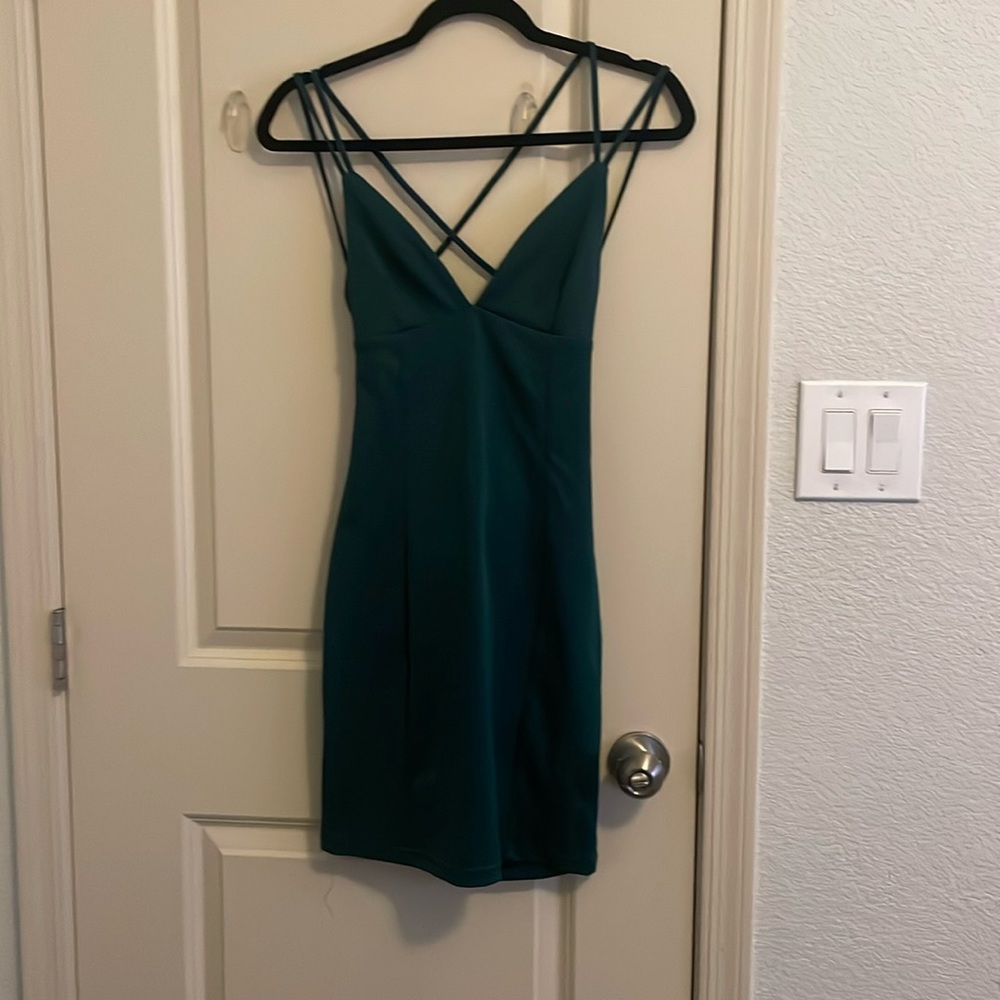 Dark Green Party dress